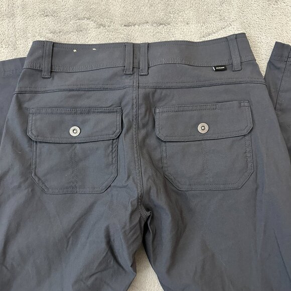 Prana Halle II Straight Leg Pants Women's 4 Regular Gray Hiking Outdoor Nylon - Picture 8 of 8